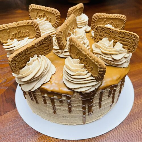 Biscoff Cake Cookie With Cookie Butter Buttercream